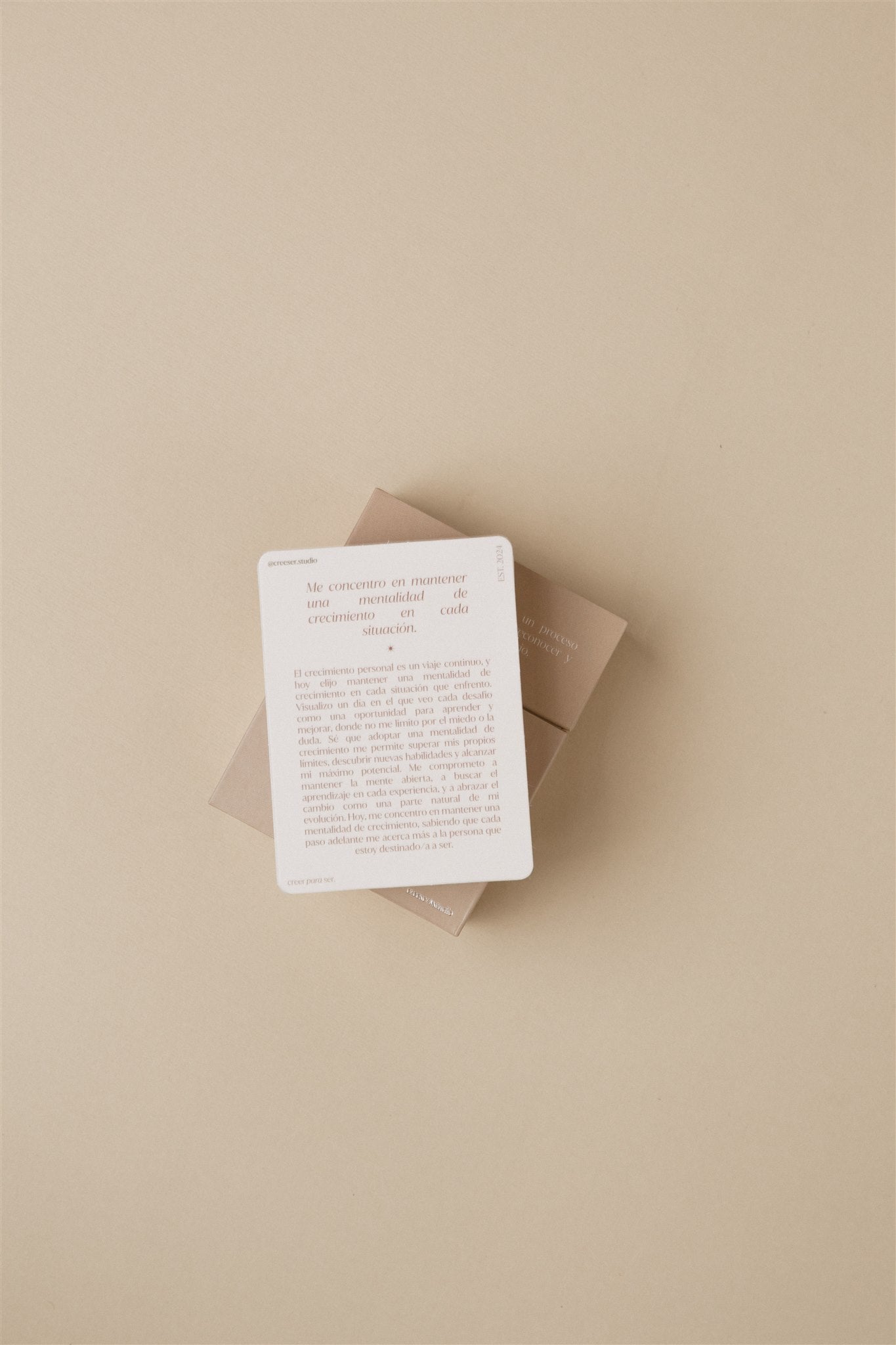 ORÁCULO CREER PARA SER