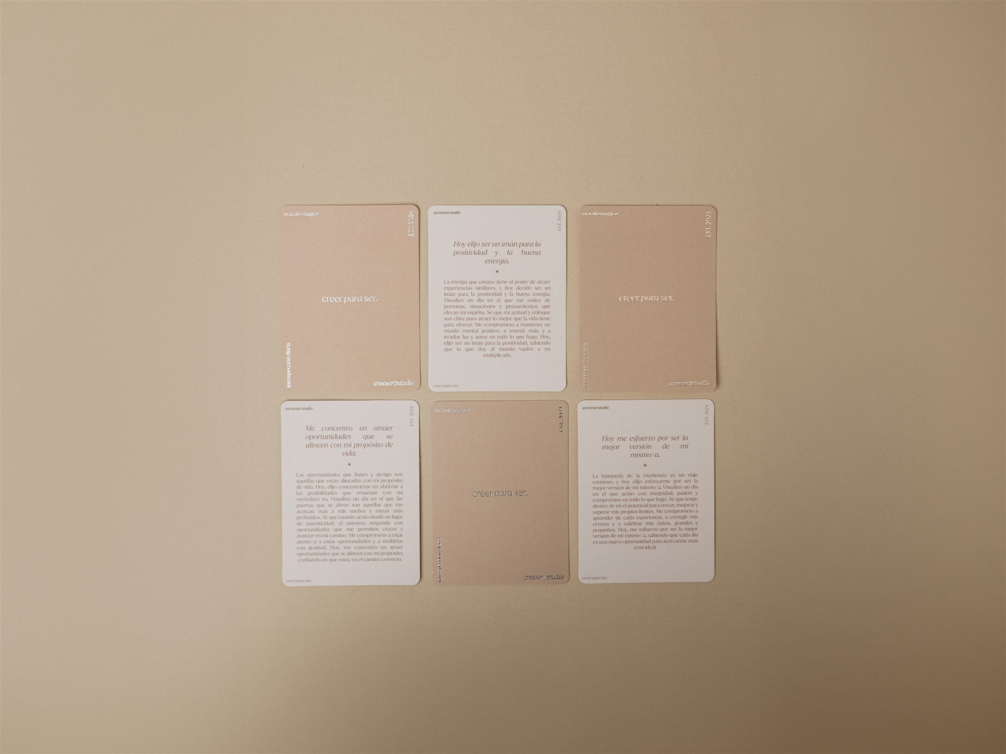 ORÁCULO CREER PARA SER