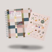 AGENDA FÍSICA + STICKER BOOK