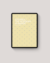 EDITABLE / THE ACADEMY PLANNER — Agenda Digital Académica