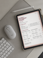 EDITABLE / THE ACADEMY PLANNER — Agenda Digital Académica